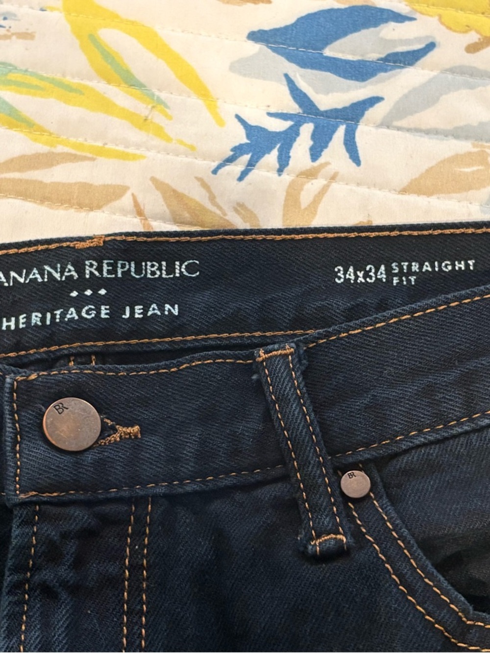 Men’s Banana Republic Dark Indigo Straight Fit Jeans NWOT